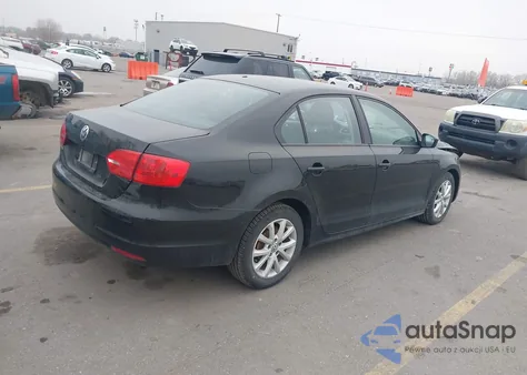 2012 Volkswagen Jetta 2.0L S z USA, uszkodzony, nr VIN 3VW1K7AJ1CM353652